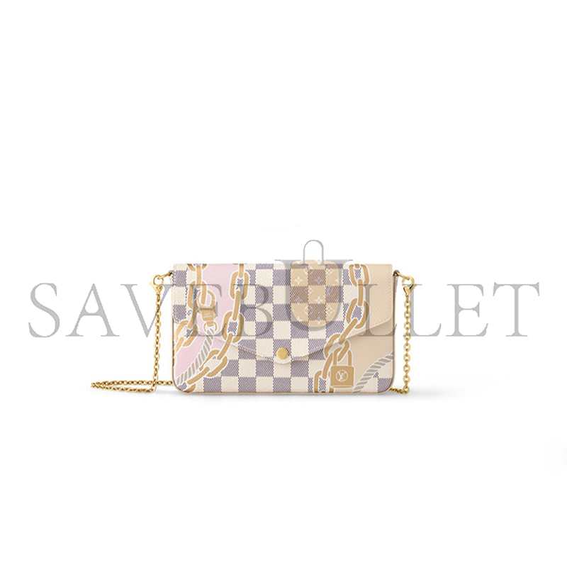 LOUIS VUITTON POCHETTE FÉLICIE CHAIN BAG N60466 (21*11*2cm) 